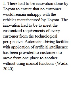 Module 2 Toyota Where the Future is Available Today